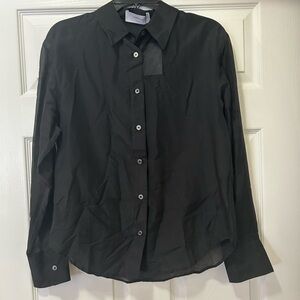 Soldout NYC Black Button-Up Shirt Small